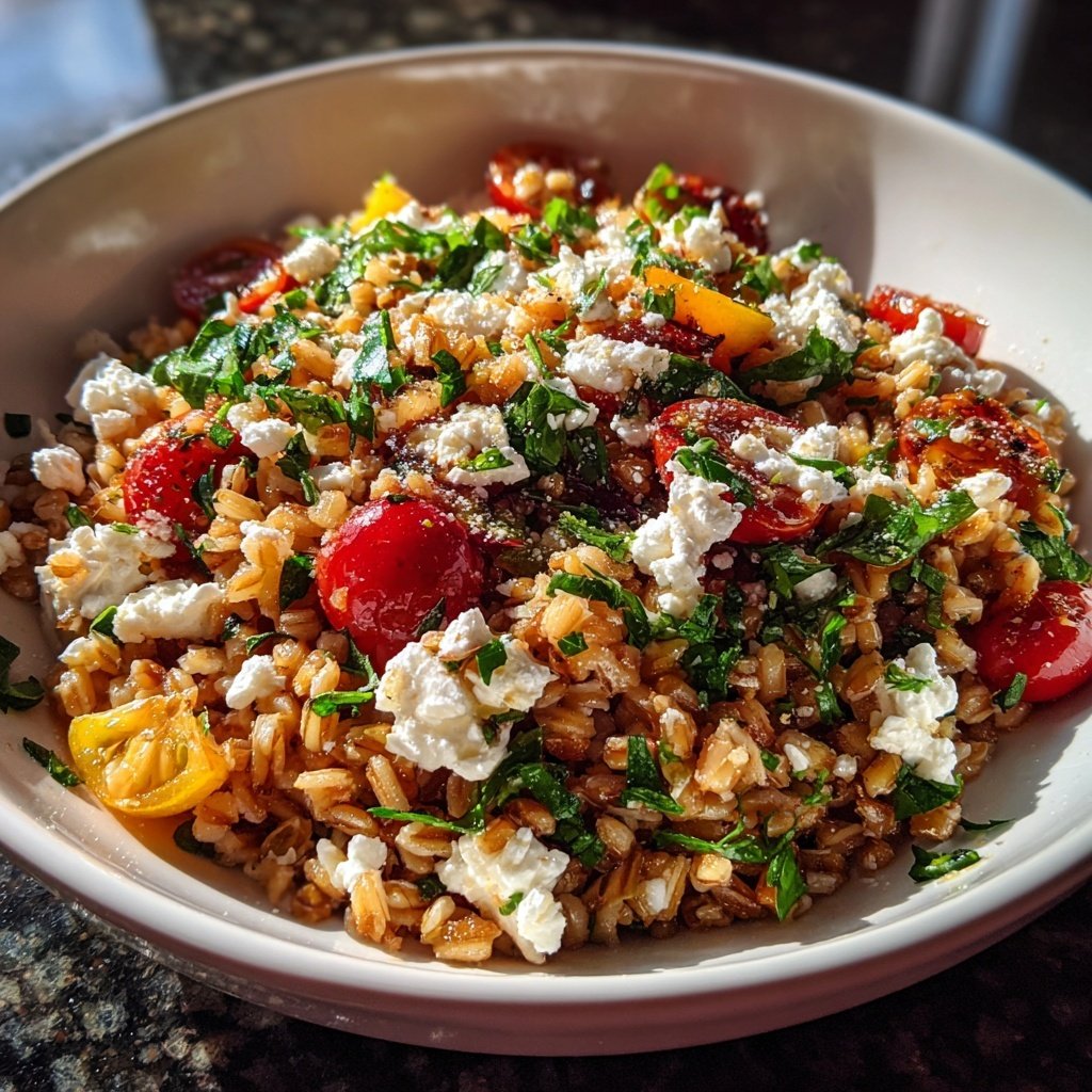 Mediterranean Farro Salad