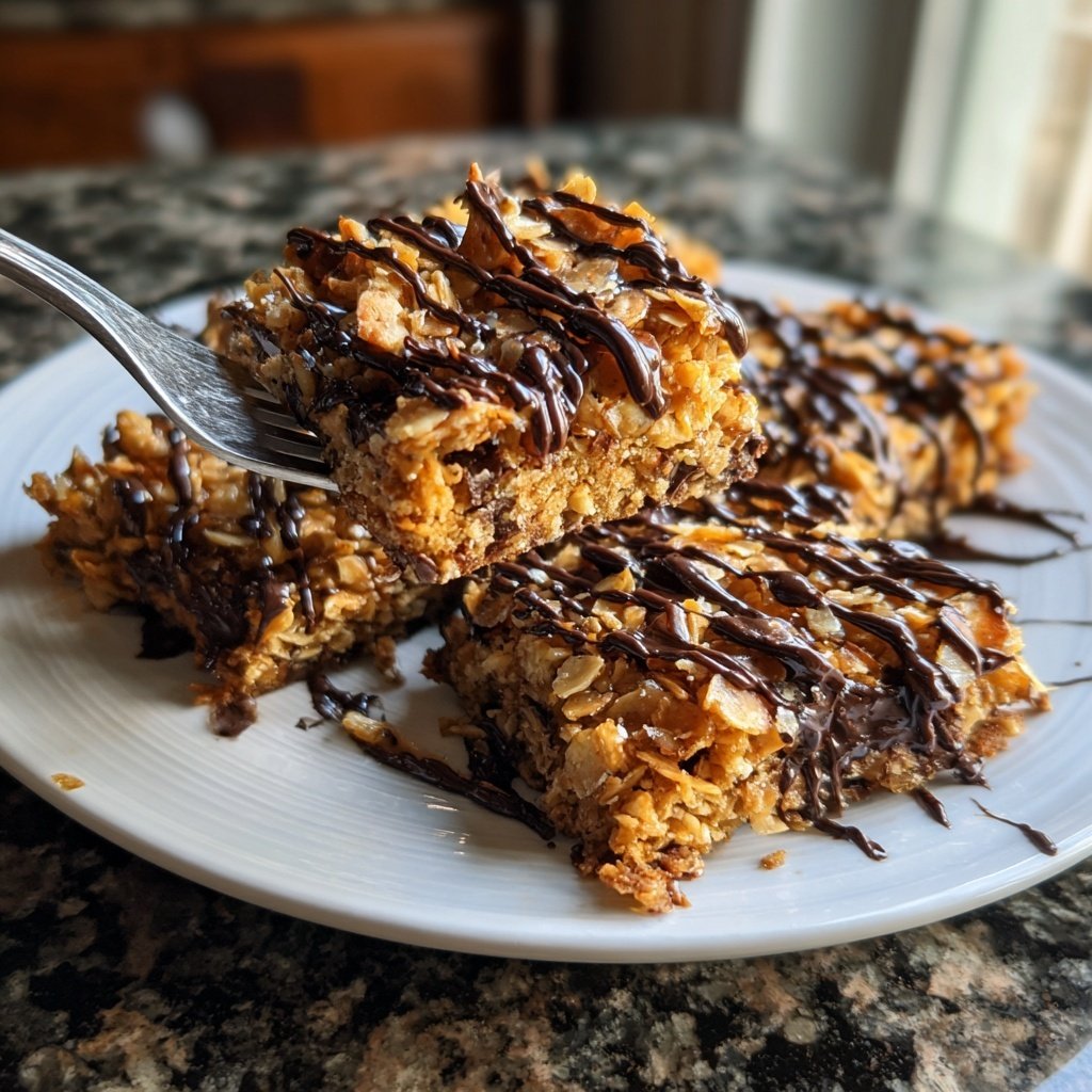 Chocolate Coconut Almond Squares
