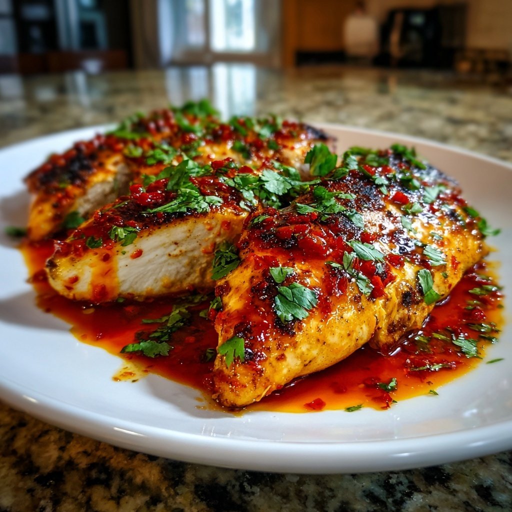 Chicken Breast with Chili Sauce