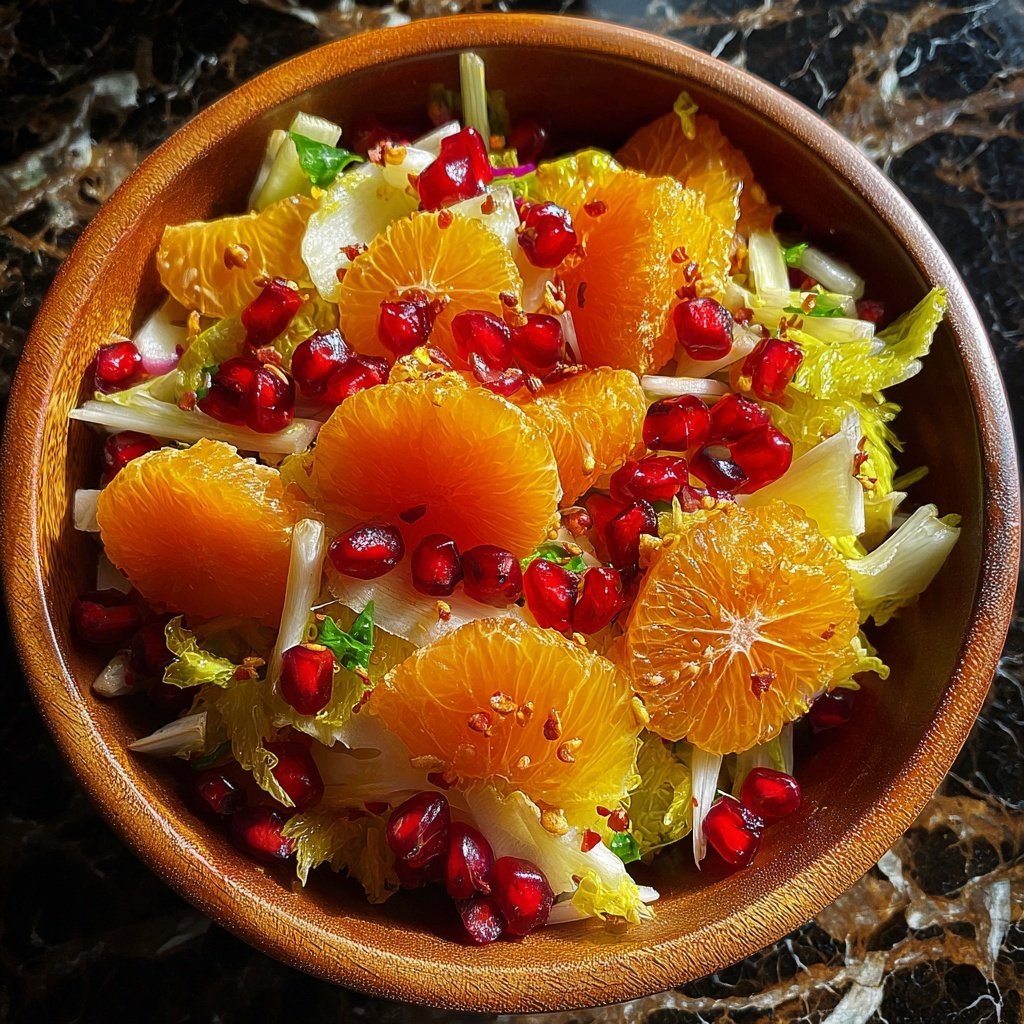 Citrus Fennel Salad with Pomegranate