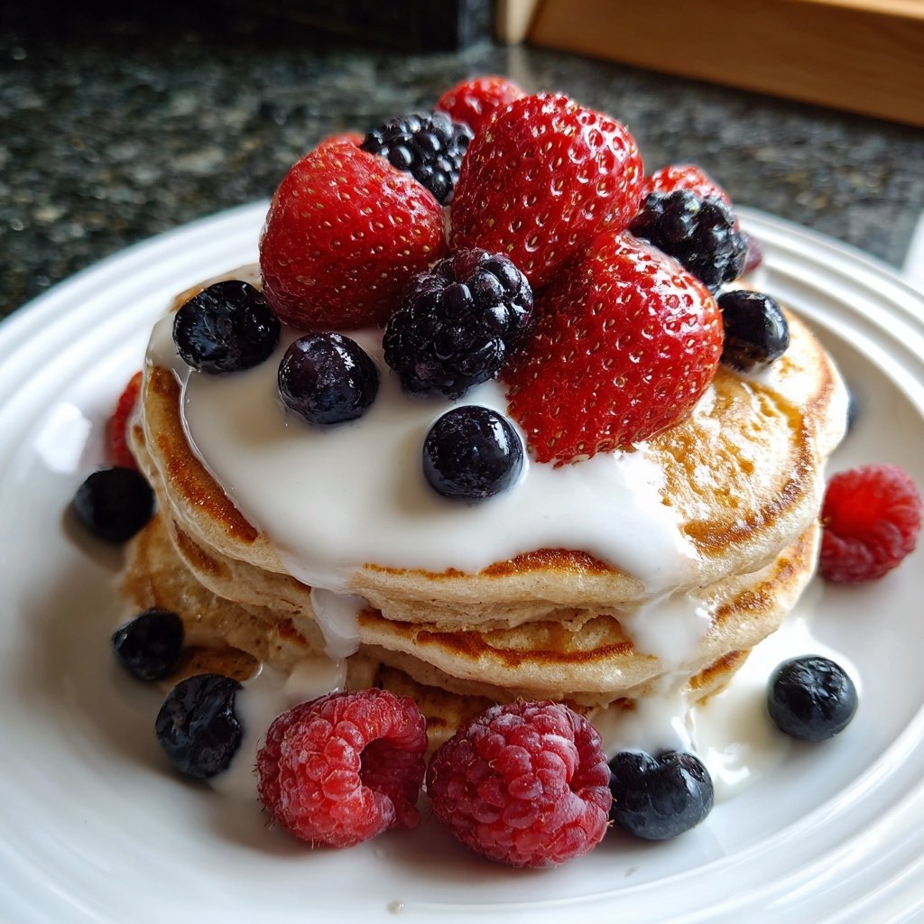 Protein Pancakes With Greek Yogurt