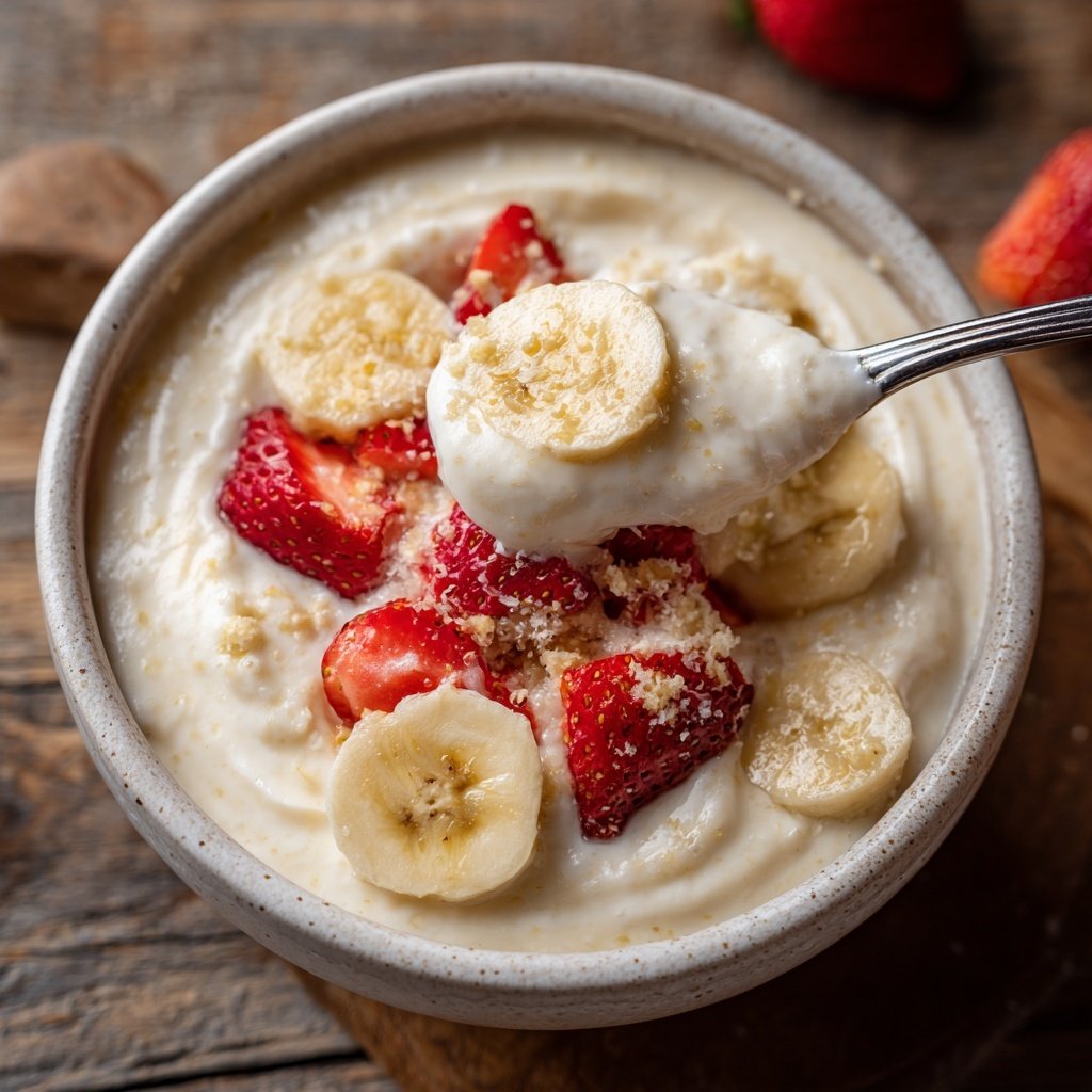 Strawberry Banana Yogurt Breakfast Bowl