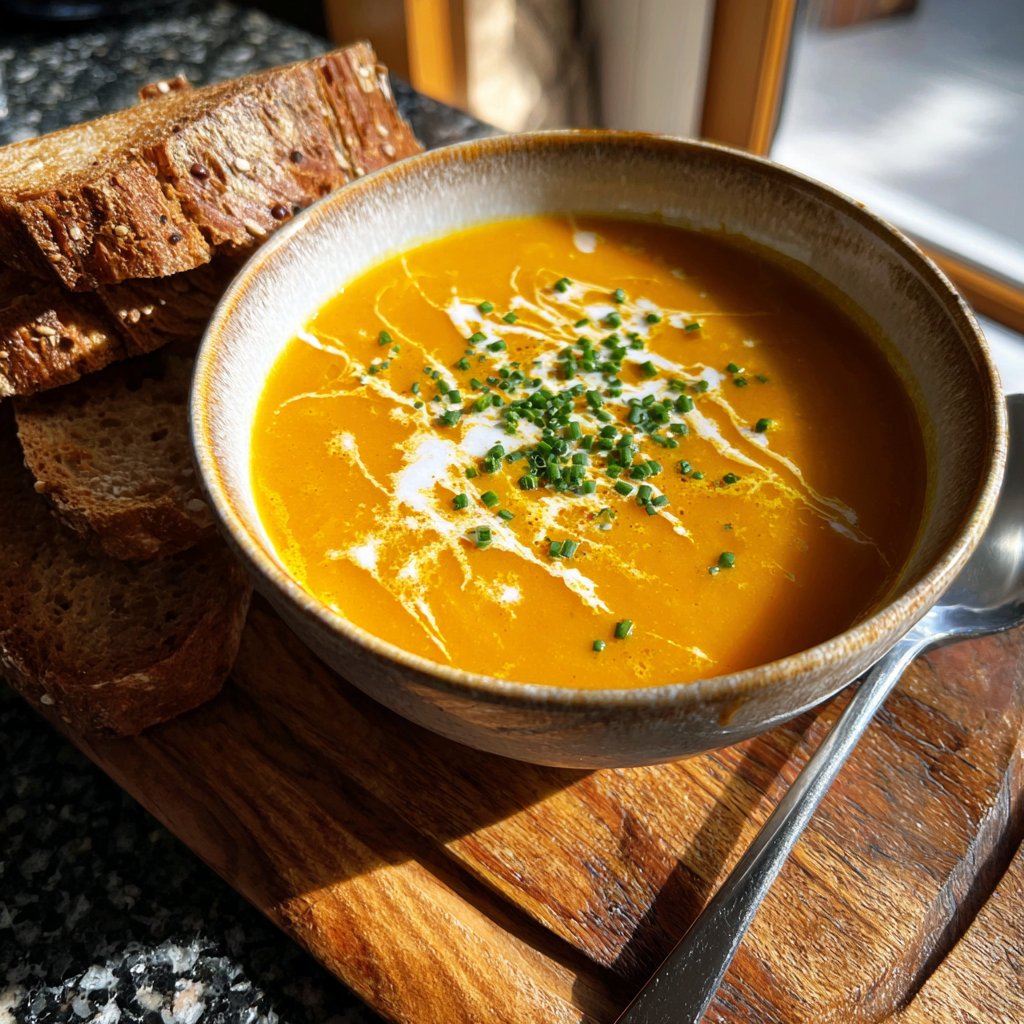 Creamy Carrot Ginger Soup