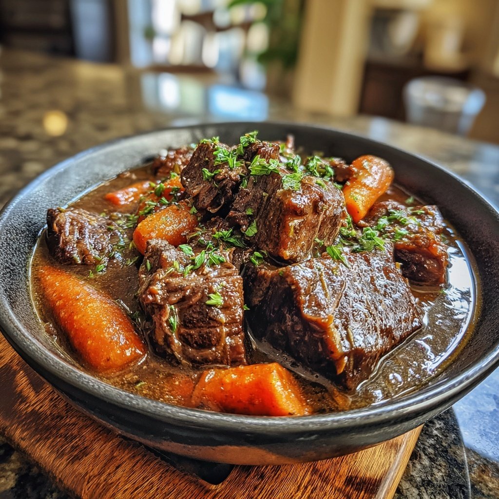 Slow Cooker Beef Bourguignon