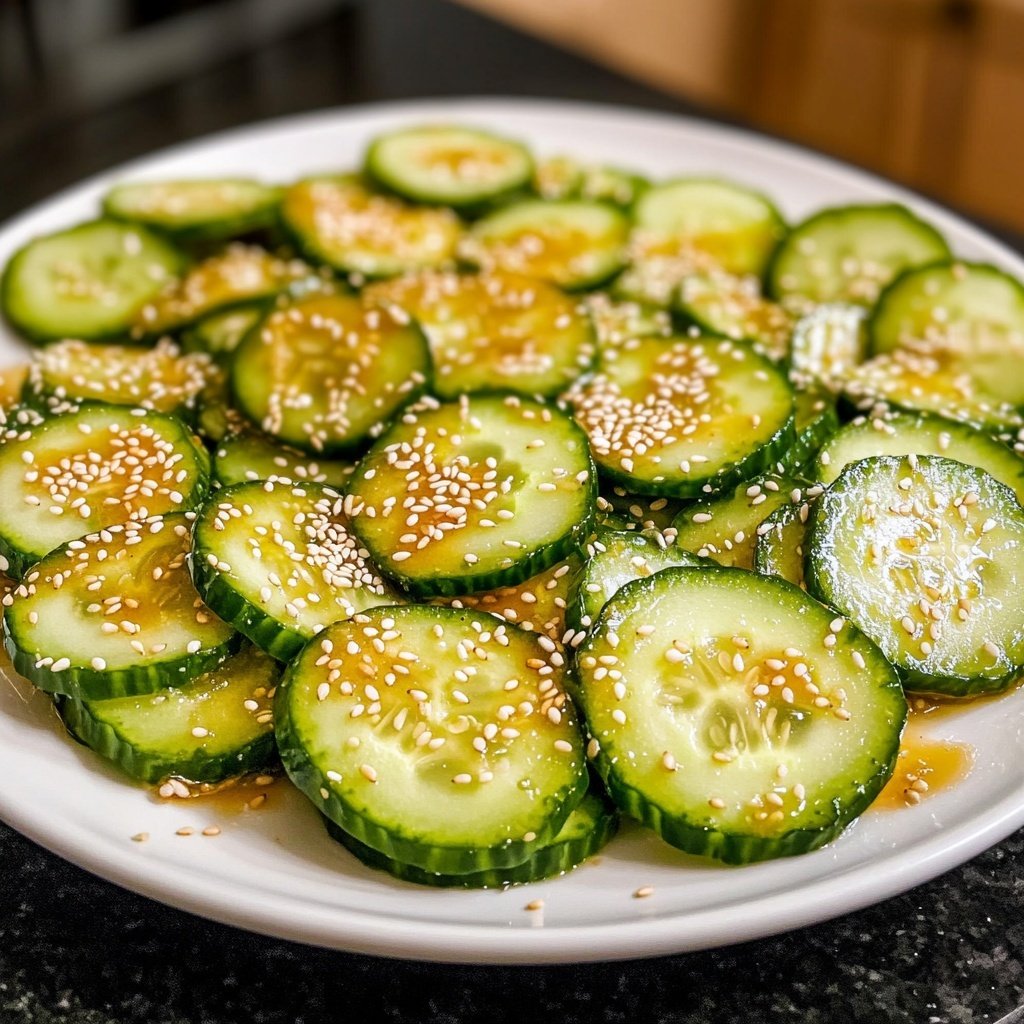Easy Asian Cucumber Salad