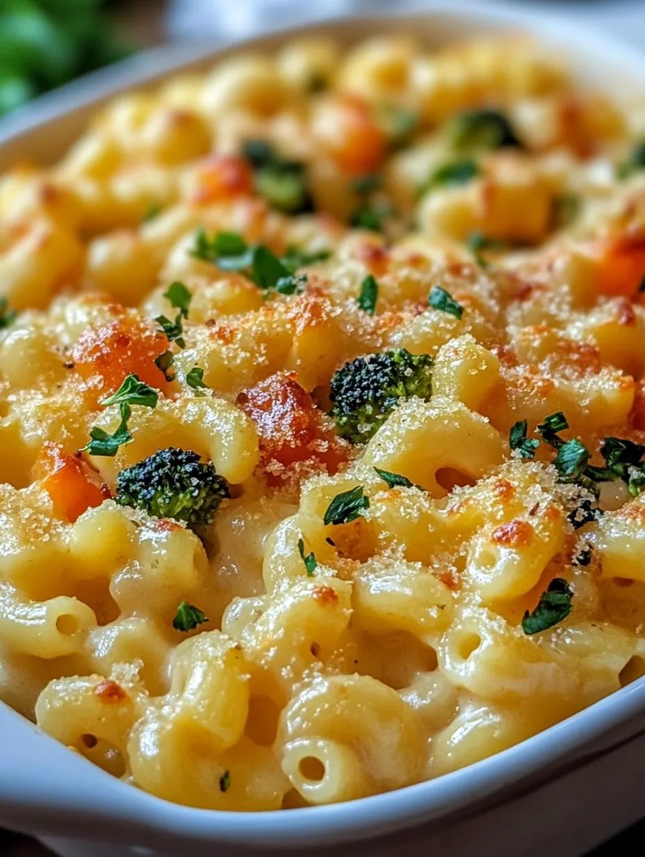 One Pot Veggie Mac and Cheese
