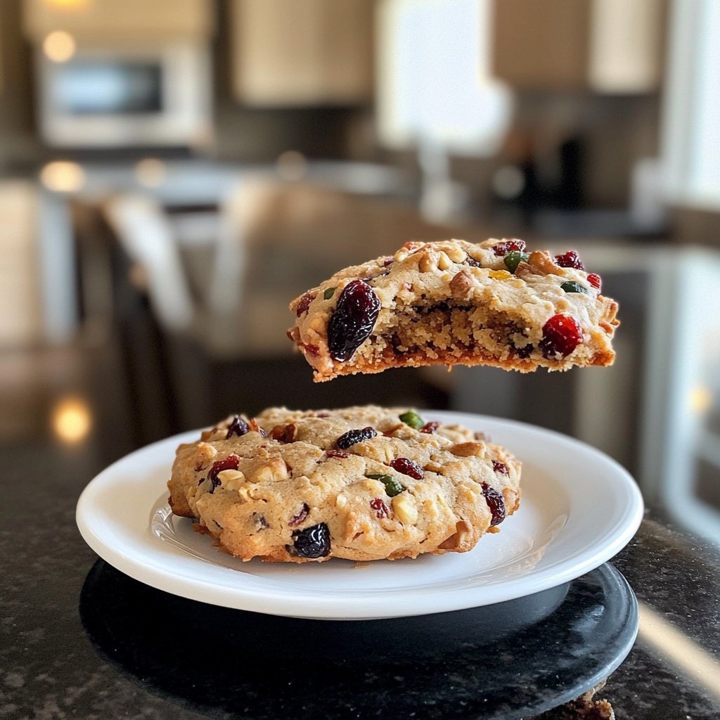 Easy Christmas Fruitcake Cookies Recipe