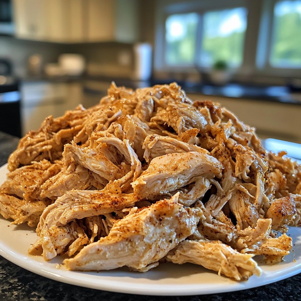 Simple Slow Cooker Shredded Chicken