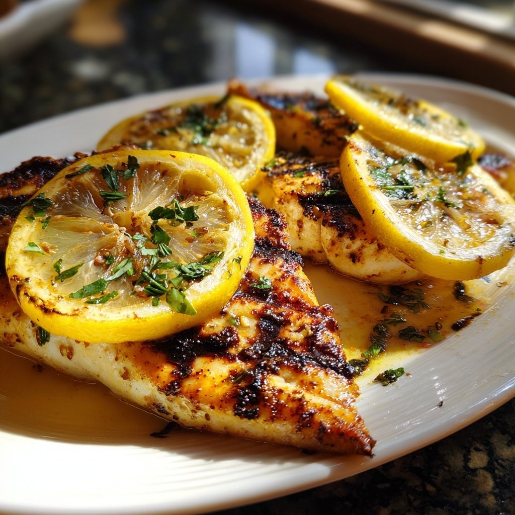 Healthy & Light Lemon Grilled Fish Plate