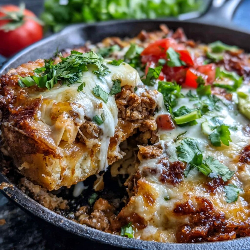 Ground Turkey Enchilada Skillet
