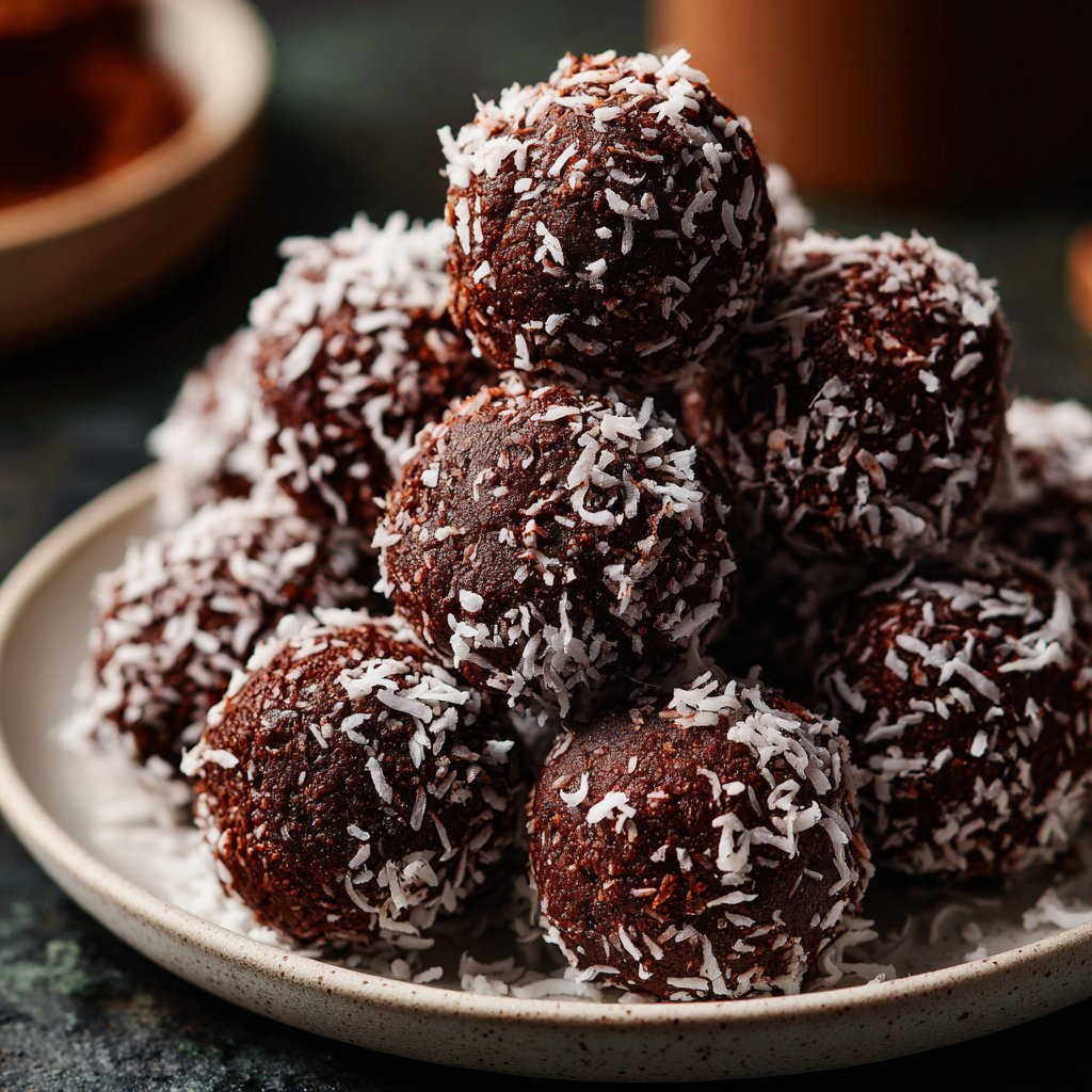 Chocolate Coconut Truffles