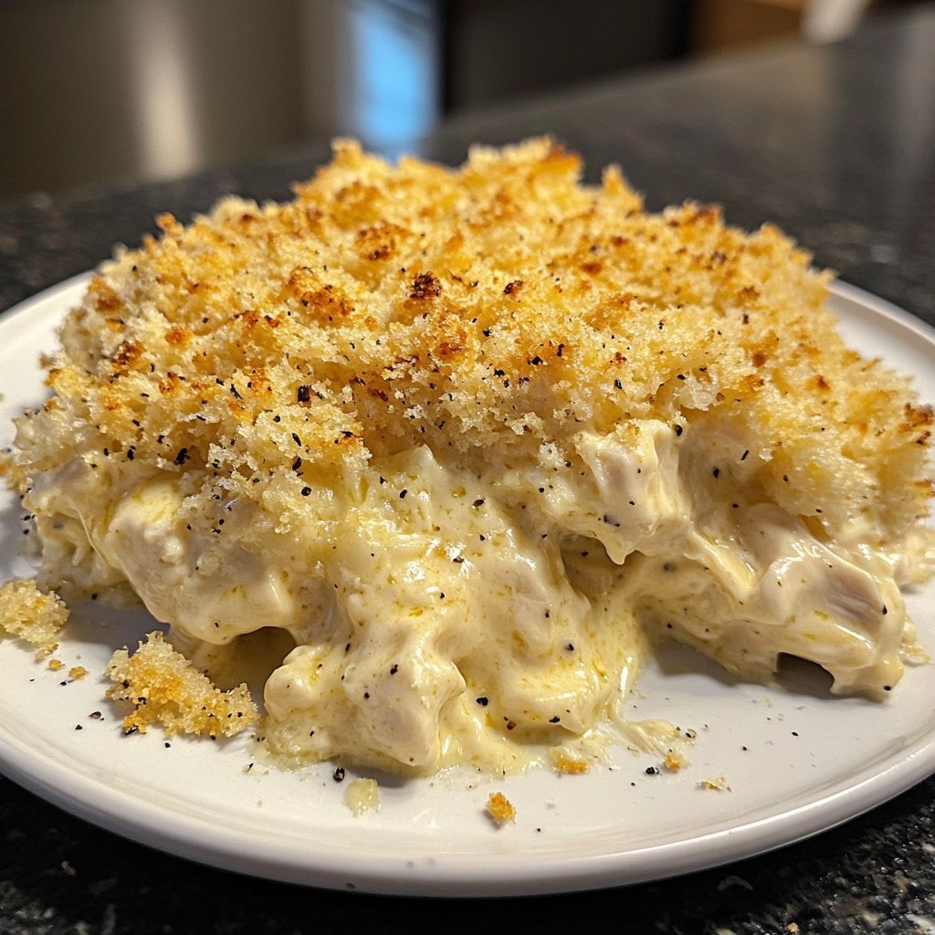 Easy Chicken Alfredo Bake Recipe