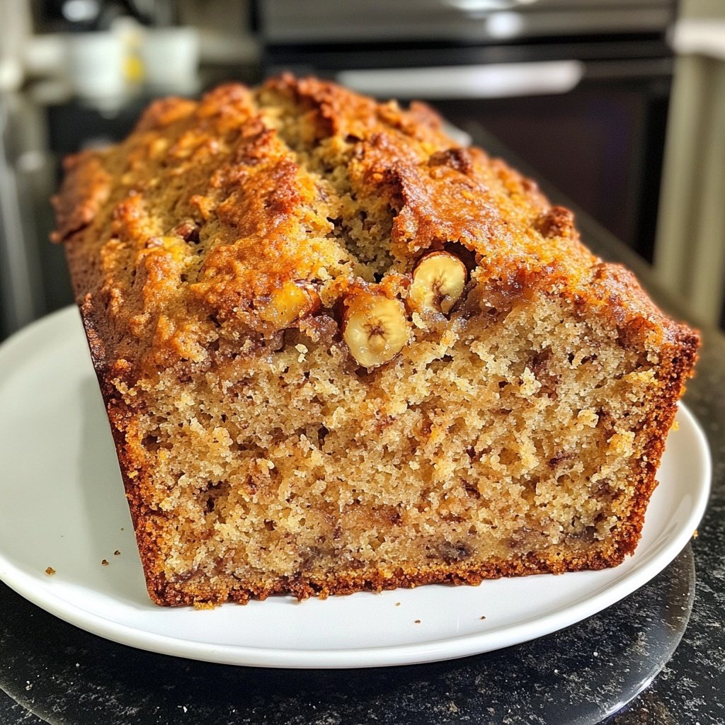 Simple Banana Bread Loaf