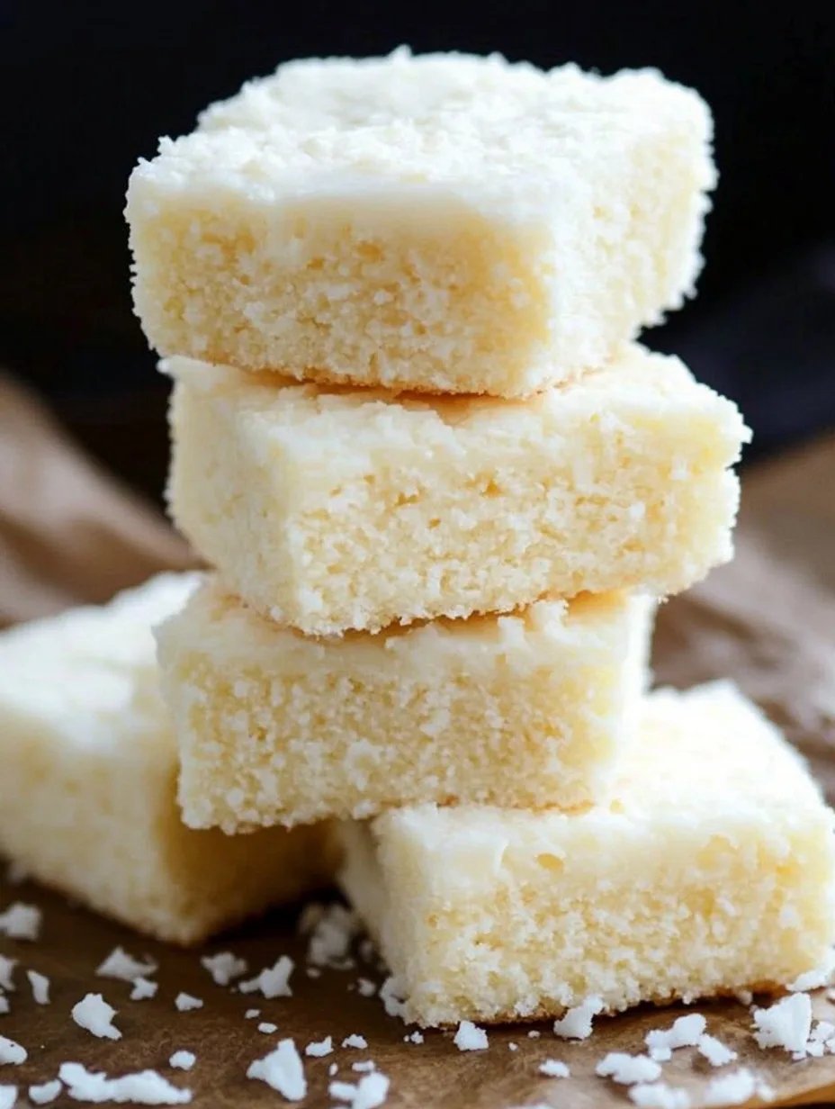 3-Ingredient Coconut Bars