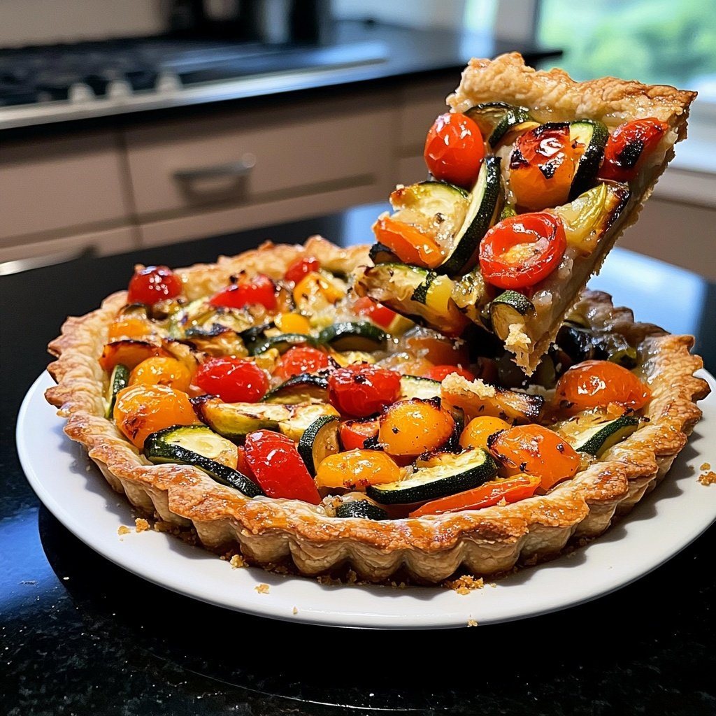Romantic Roasted Vegetable Tart