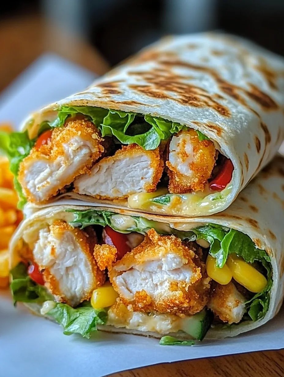 Crispy Chicken Ranch Snack Wrap